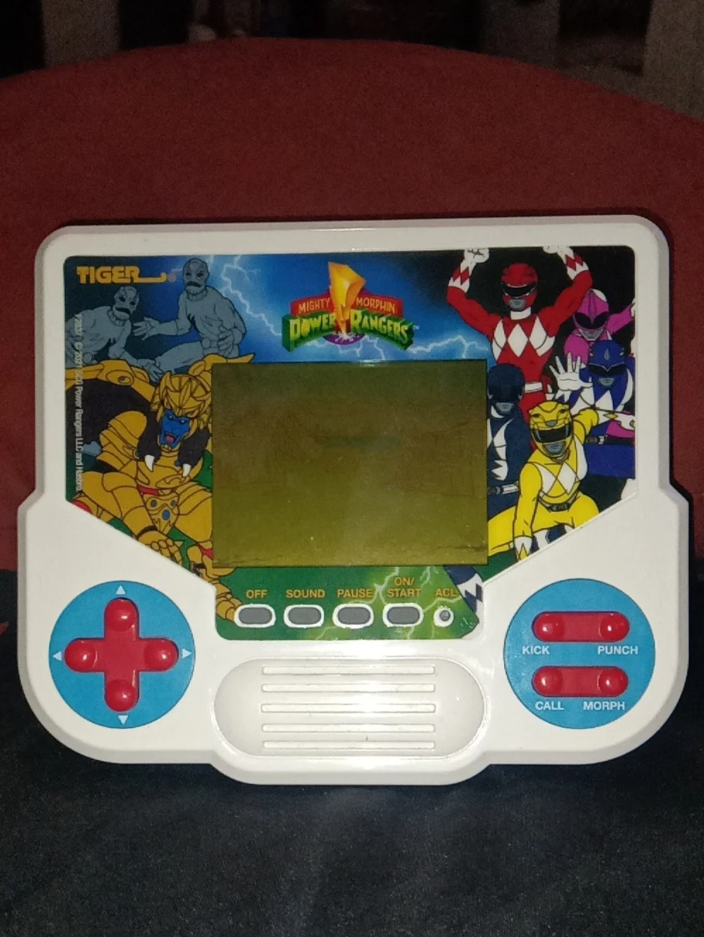 Tiger Electronics Mighty Morphin Power Rangers LCD Handheld Retro Video Game 94